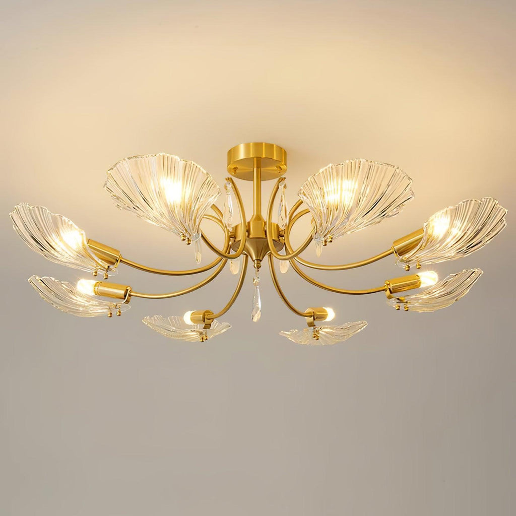 Torrenenis Glass Chandelier-Moonnatur