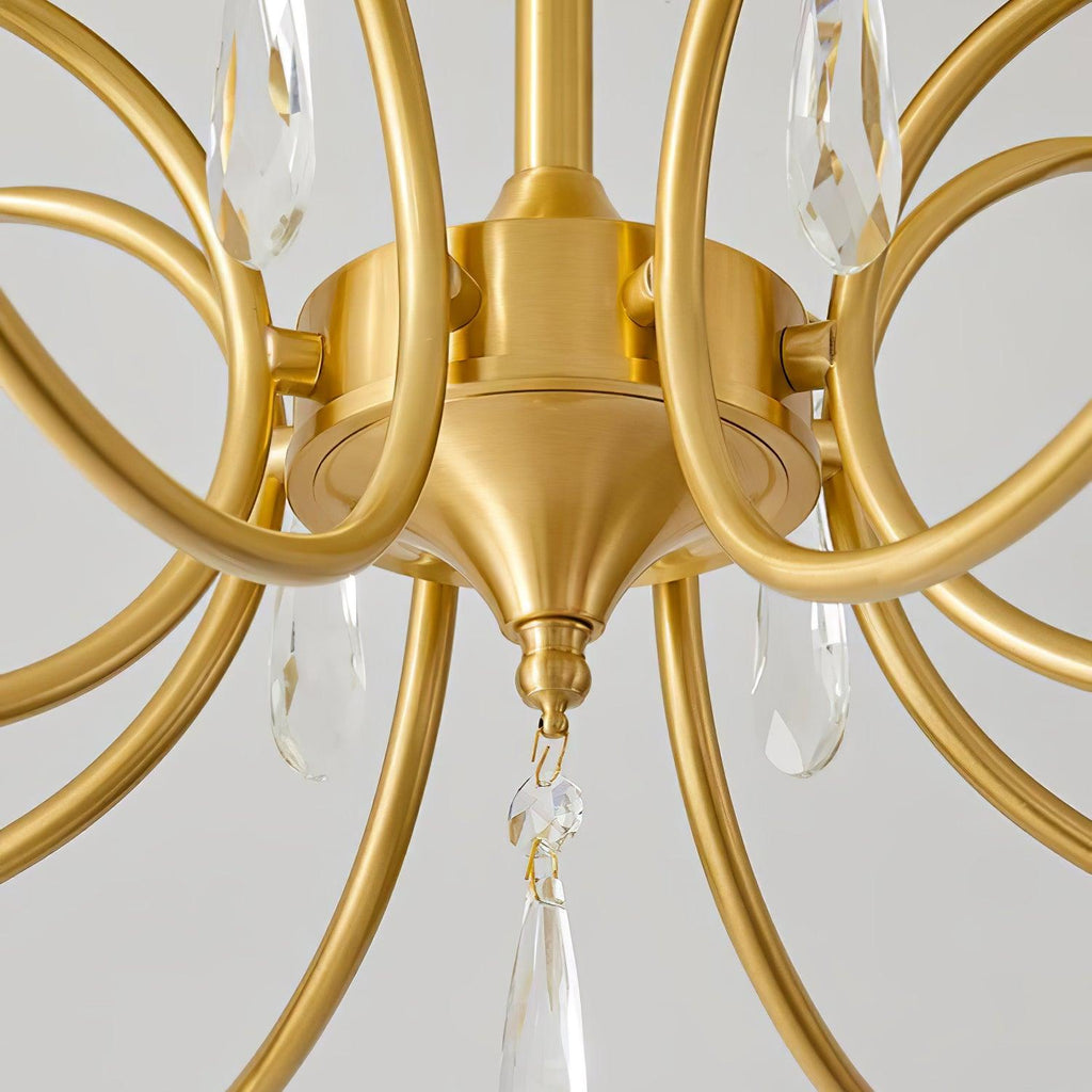 Torrenenis Glass Chandelier-Moonnatur