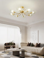 Torrenenis Glass Chandelier-Moonnatur