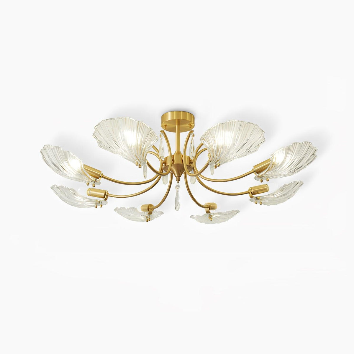 Torrenenis Glass Chandelier-Moonnatur
