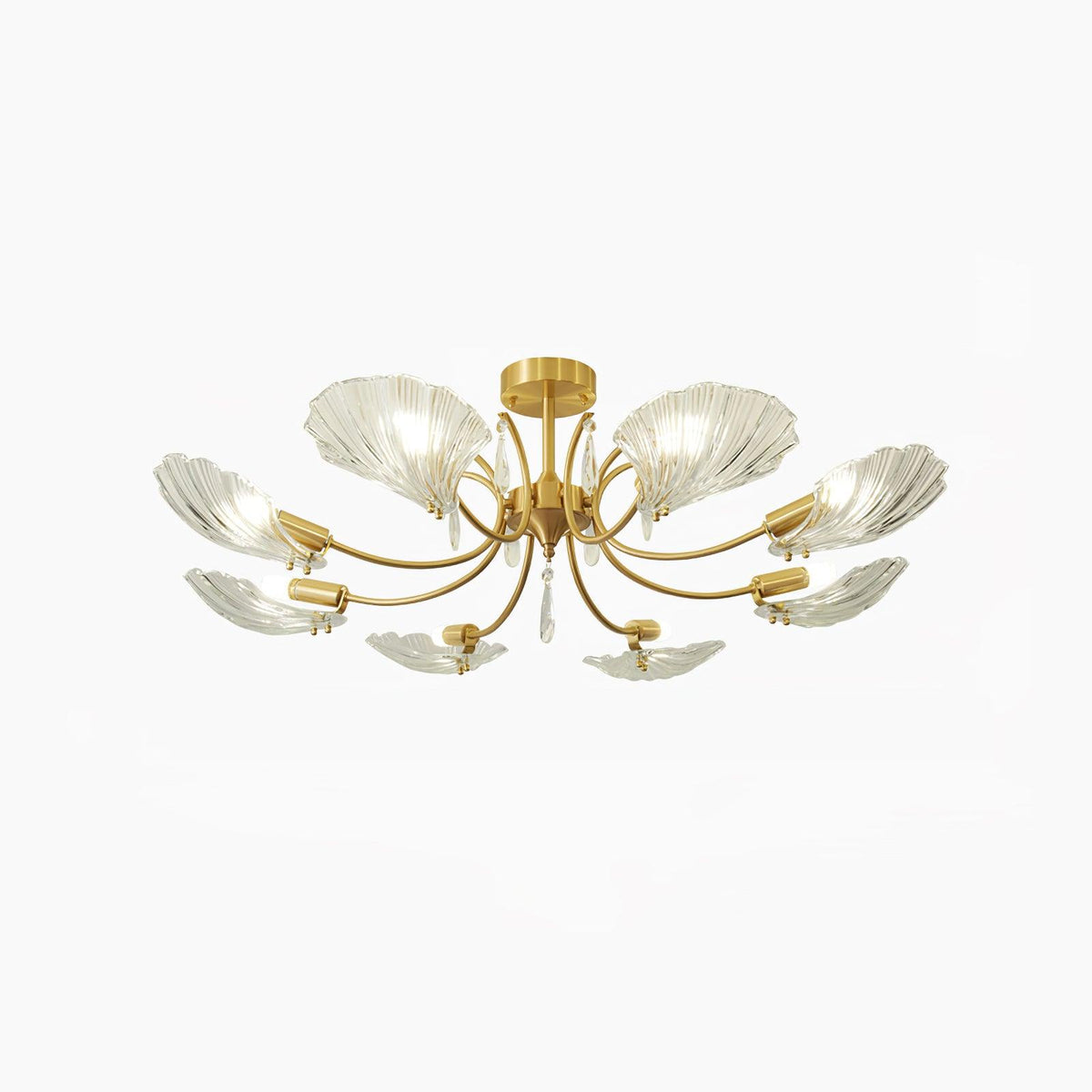 Torrenenis Glass Chandelier-Moonnatur
