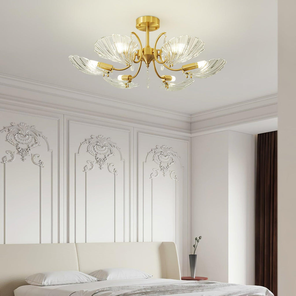 Torrenenis Glass Chandelier-Moonnatur