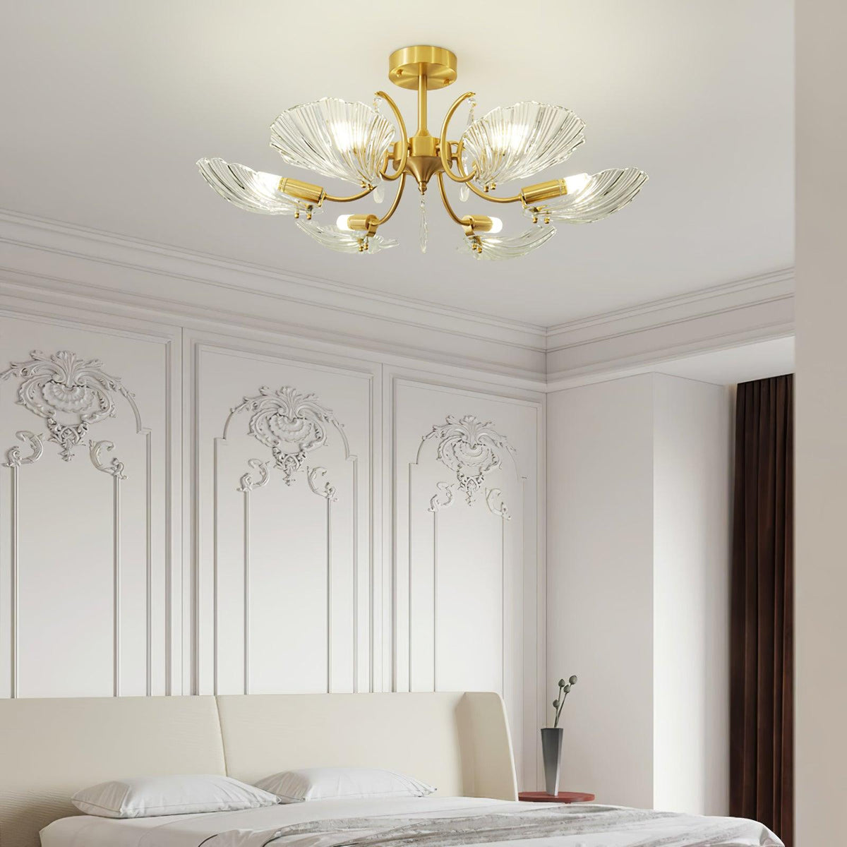 Torrenenis Glass Chandelier-Moonnatur