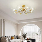 Torrenenis Glass Chandelier-Moonnatur