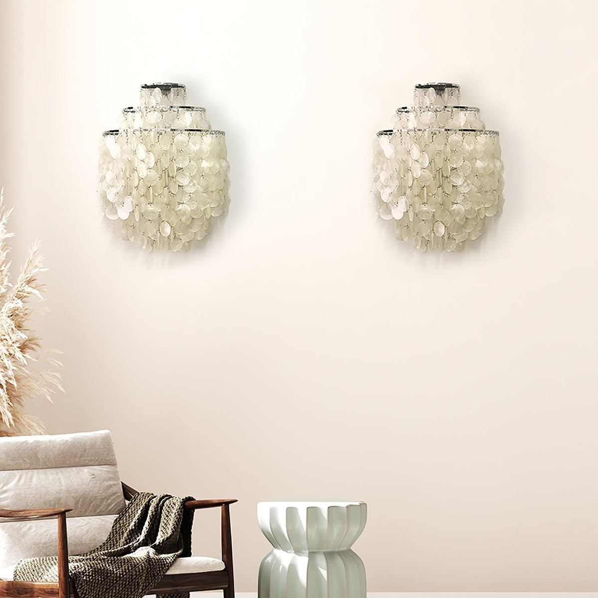 Florina Shell Wall Light-Moonnatur