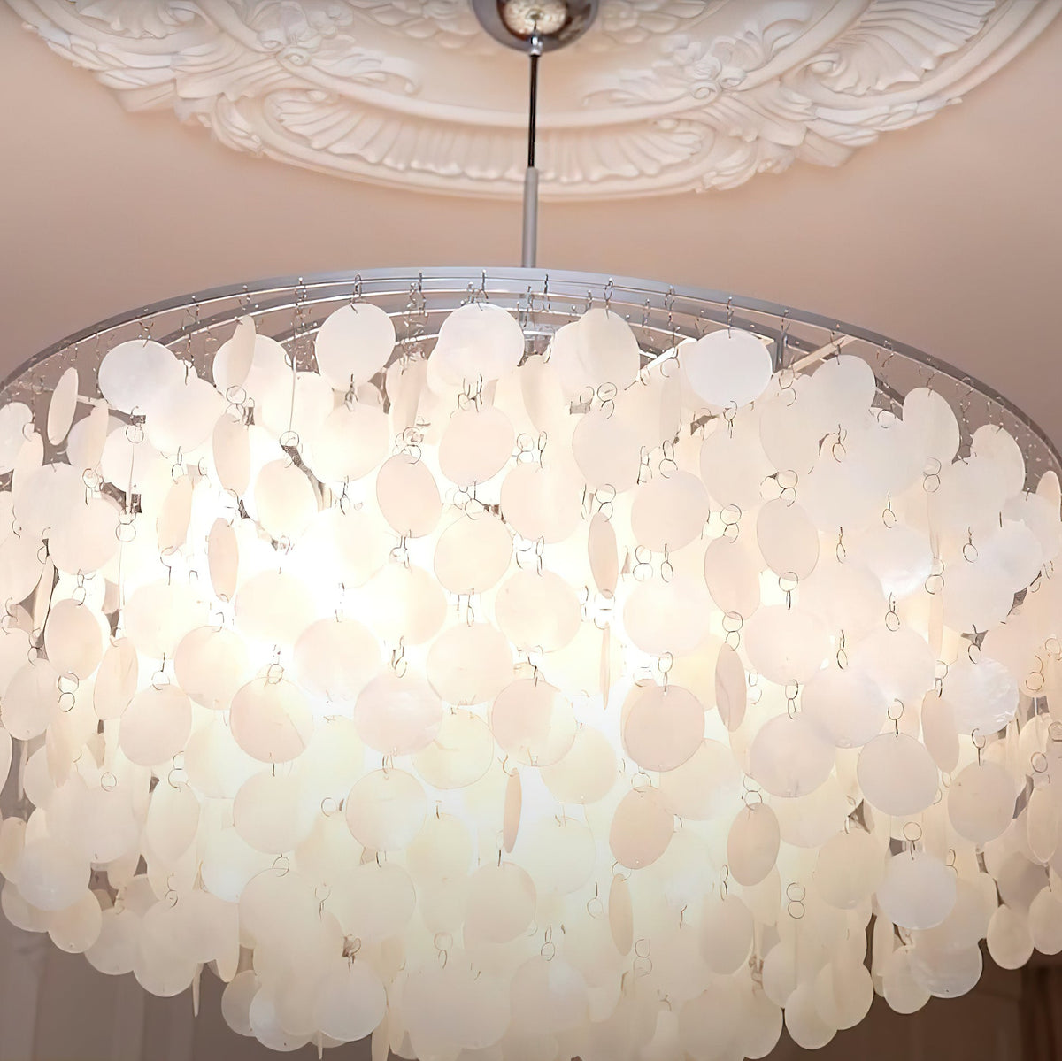 Ilmarelle Shell Chandelier-Moonnatur