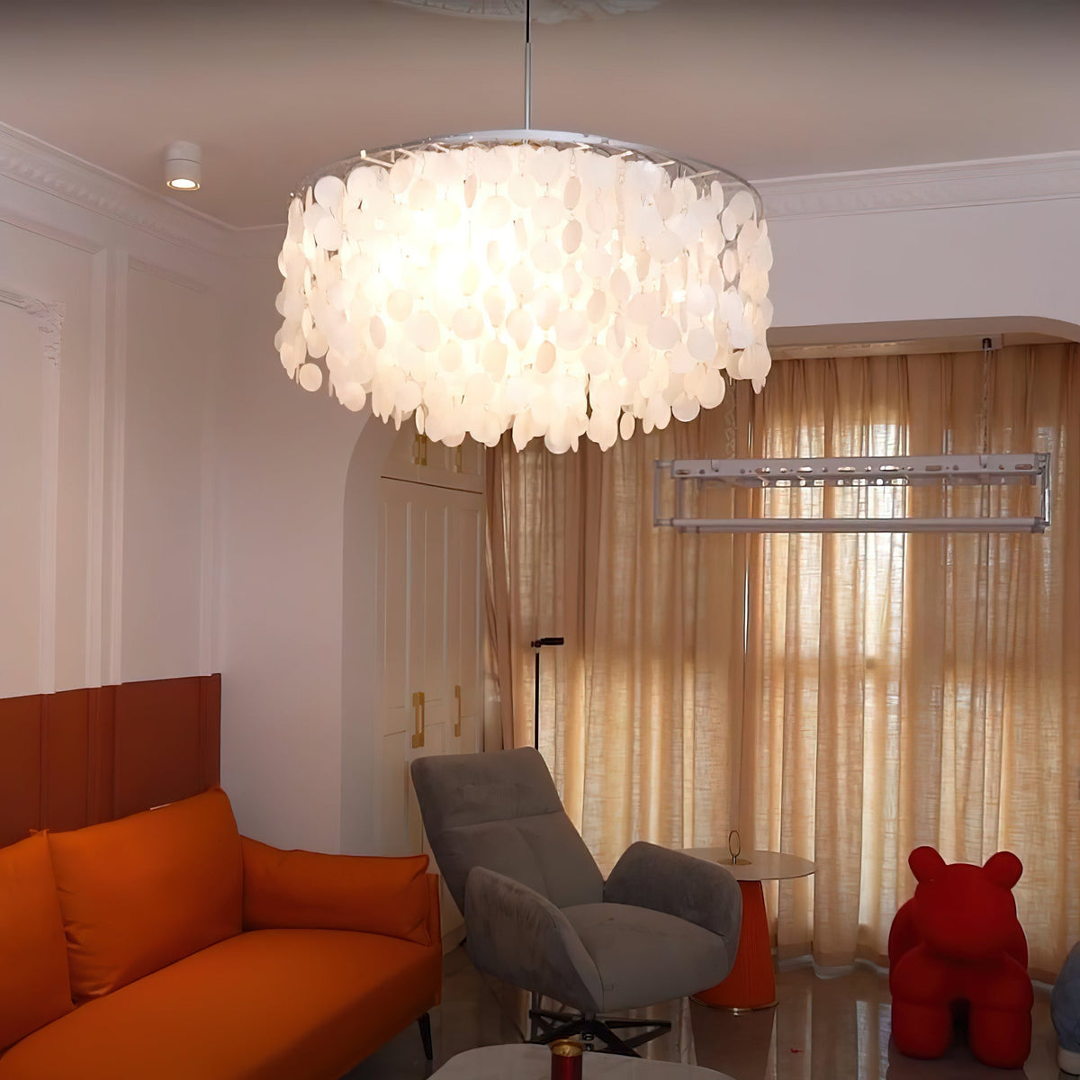 Ilmarelle Shell Chandelier-Moonnatur