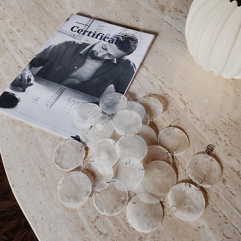 Erlenelyn Shell Chandelier-Moonnatur
