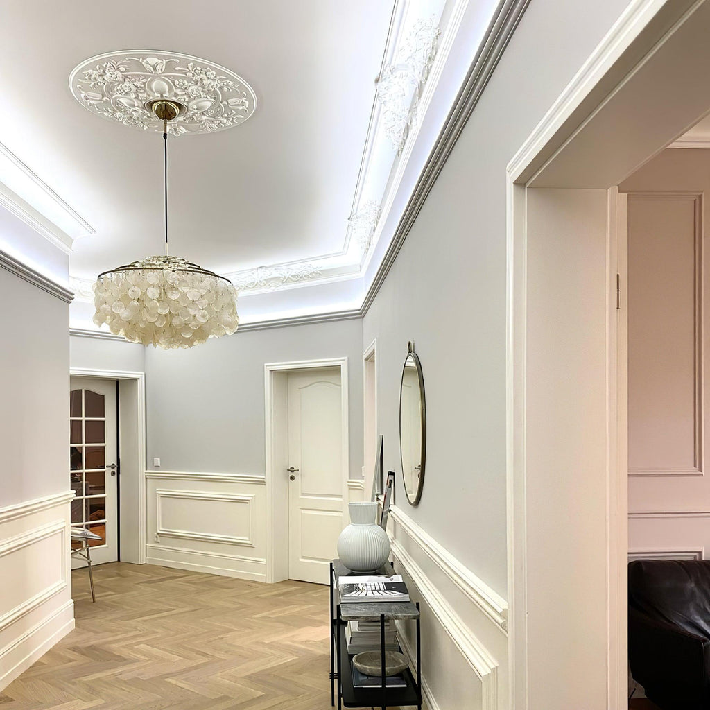 Erlenelyn Shell Chandelier-Moonnatur