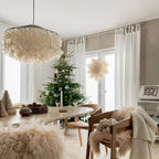 Erlenelyn Shell Chandelier-Moonnatur