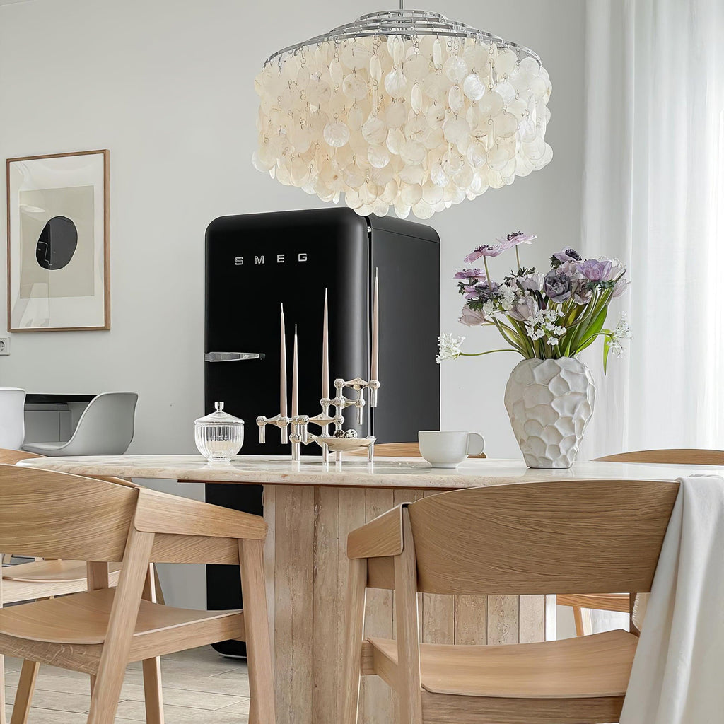Erlenelyn Shell Chandelier-Moonnatur