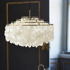 Erlenelyn Shell Chandelier-Moonnatur
