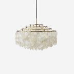 Erlenelyn Shell Chandelier-Moonnatur