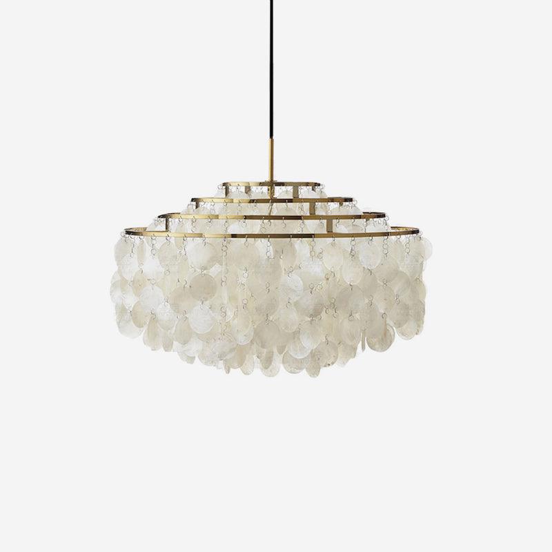 Erlenelyn Shell Chandelier-Moonnatur