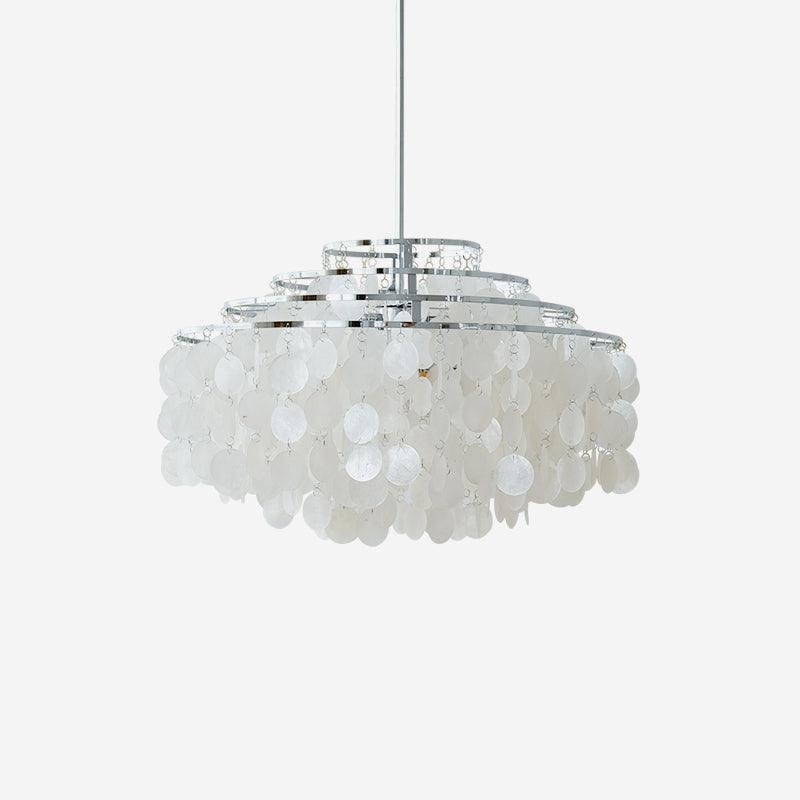 Erlenelyn Shell Chandelier-Moonnatur
