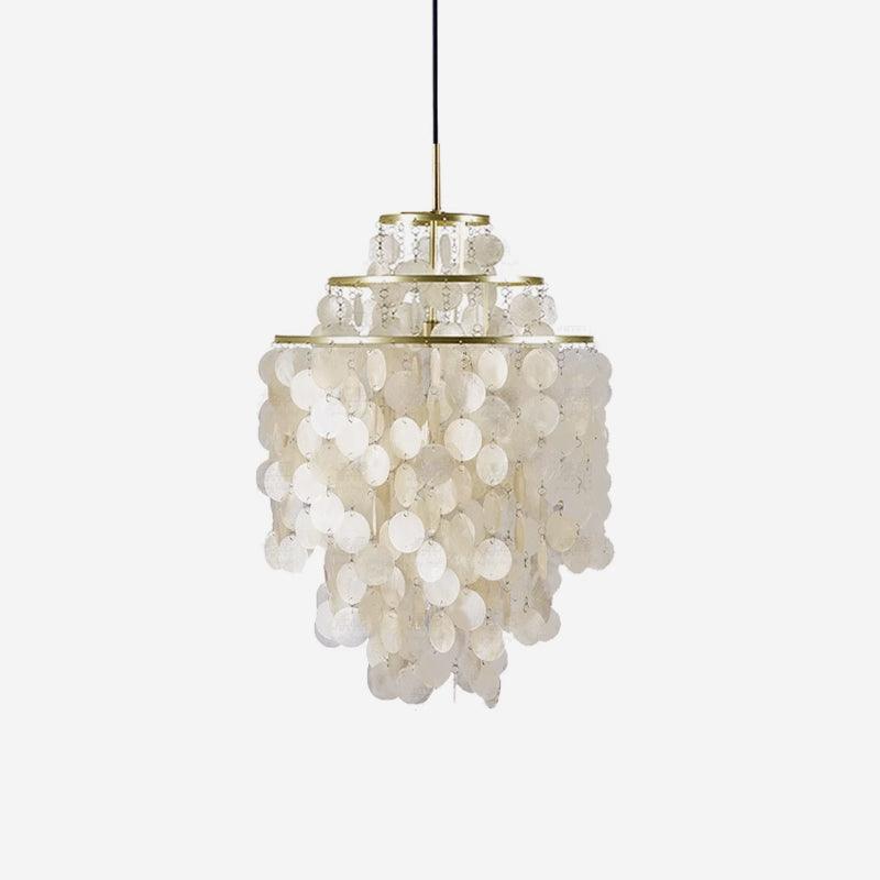Erlenelyn Shell Chandelier-Moonnatur