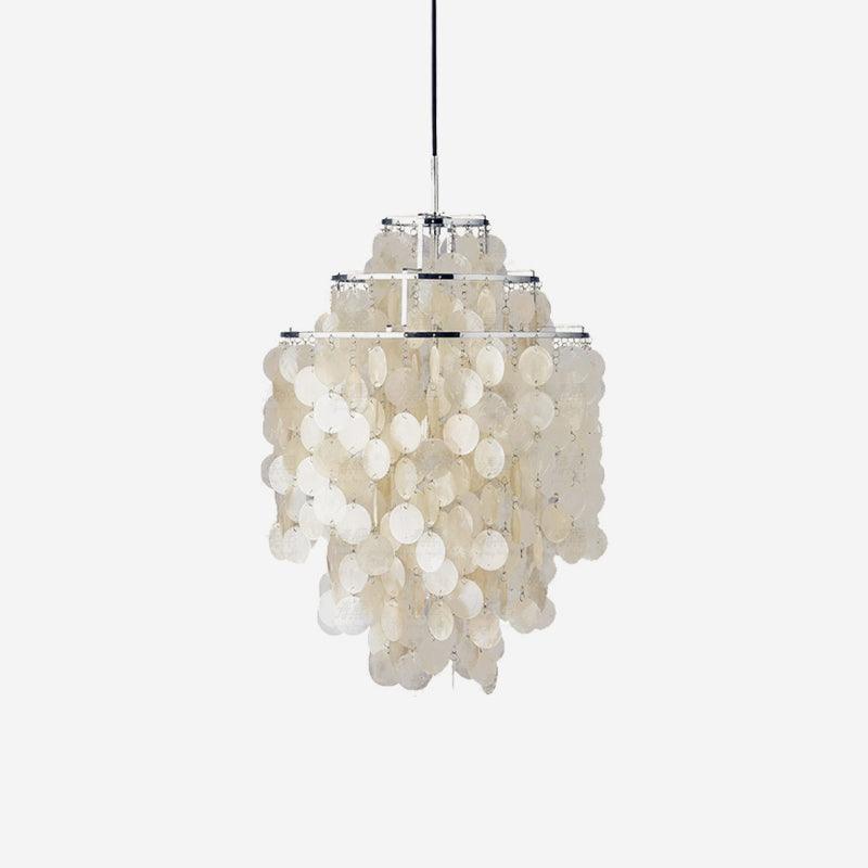 Erlenelyn Shell Chandelier-Moonnatur