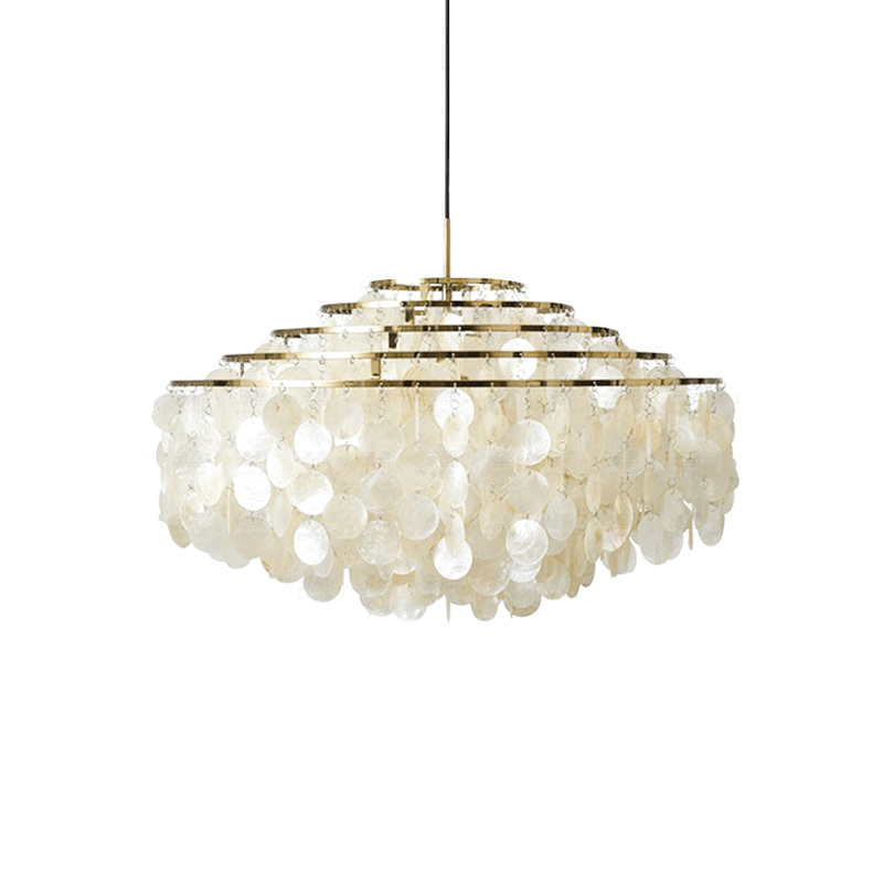 Erlenelyn Shell Chandelier-Moonnatur