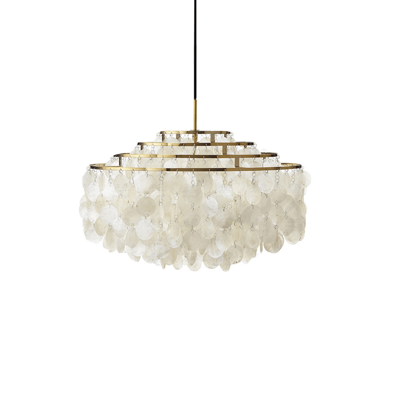 Erlenelyn Shell Chandelier-Moonnatur