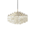 Erlenelyn Shell Chandelier-Moonnatur