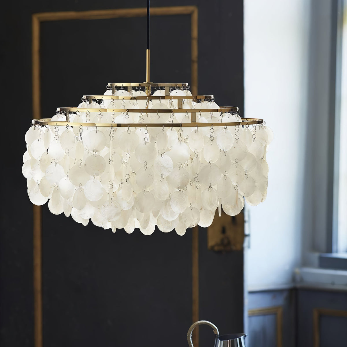 Ilmarelle Shell Chandelier-Moonnatur