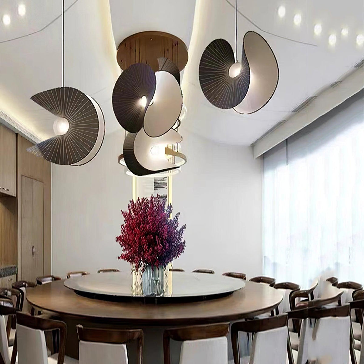 Carrowella Fabric Pendant Light-Moonnatur