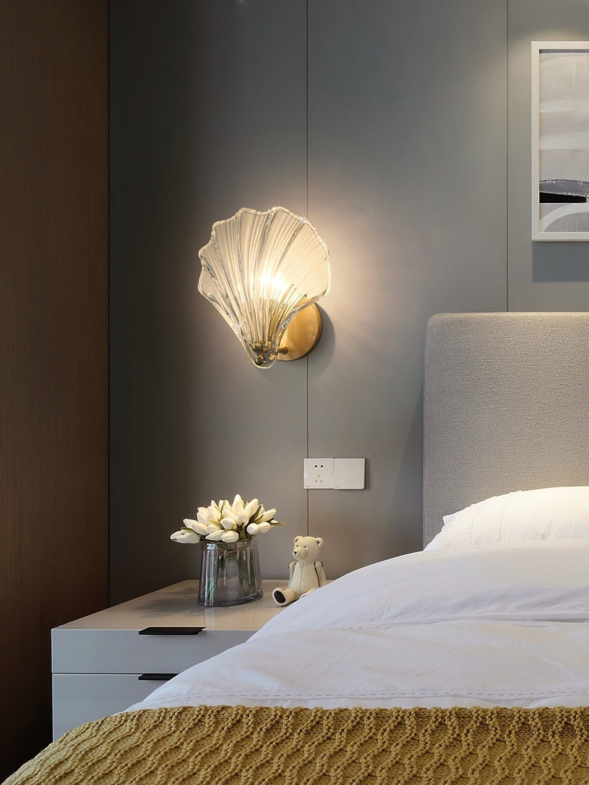 Morlave Glass Wall Lamp-Moonnatur