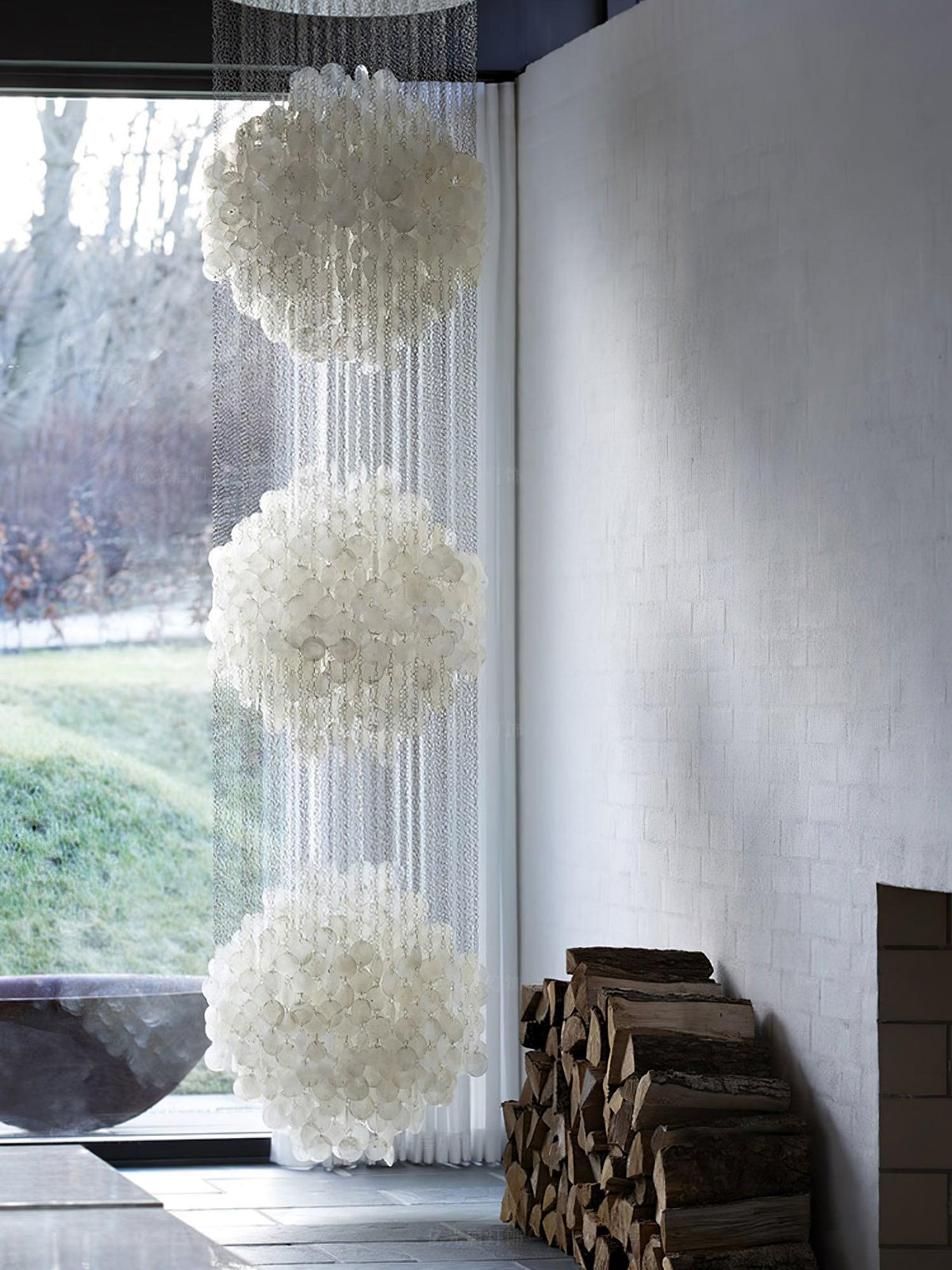 Valenella Shell Pendant Light-Moonnatur