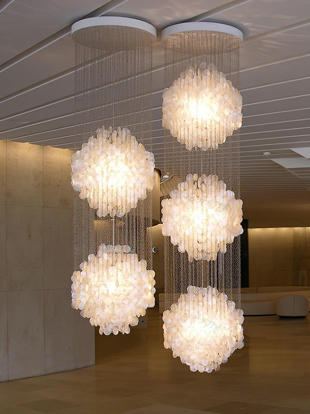Valenella Shell Pendant Light-Moonnatur