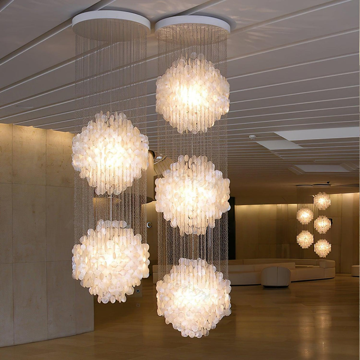 Valenella Shell Pendant Light-Moonnatur