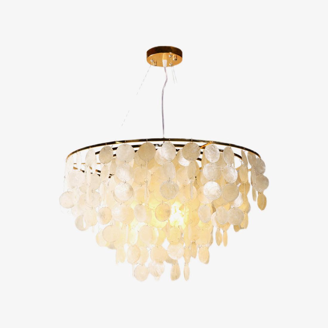 Calenlyn Shell Chandelier-Moonnatur