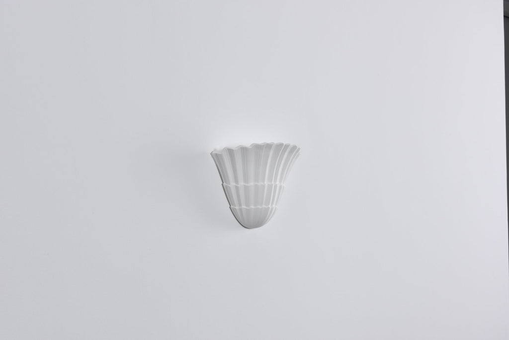 Ainswell Plaster Wall Light-Moonnatur