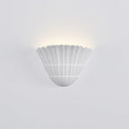 Ainswell Plaster Wall Light-Moonnatur