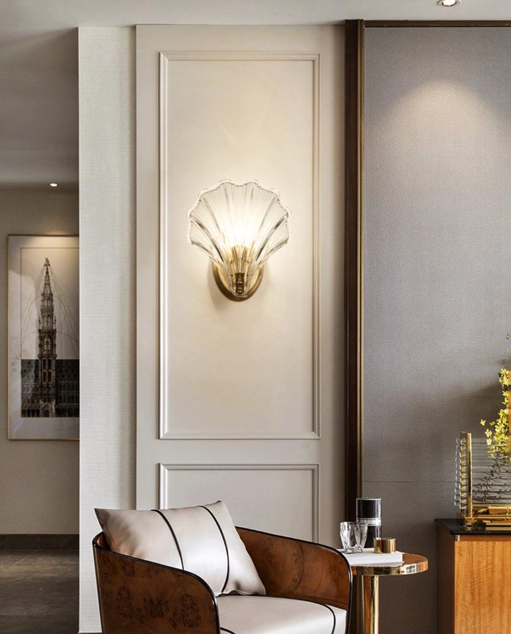 Morlave Glass Wall Lamp-Moonnatur