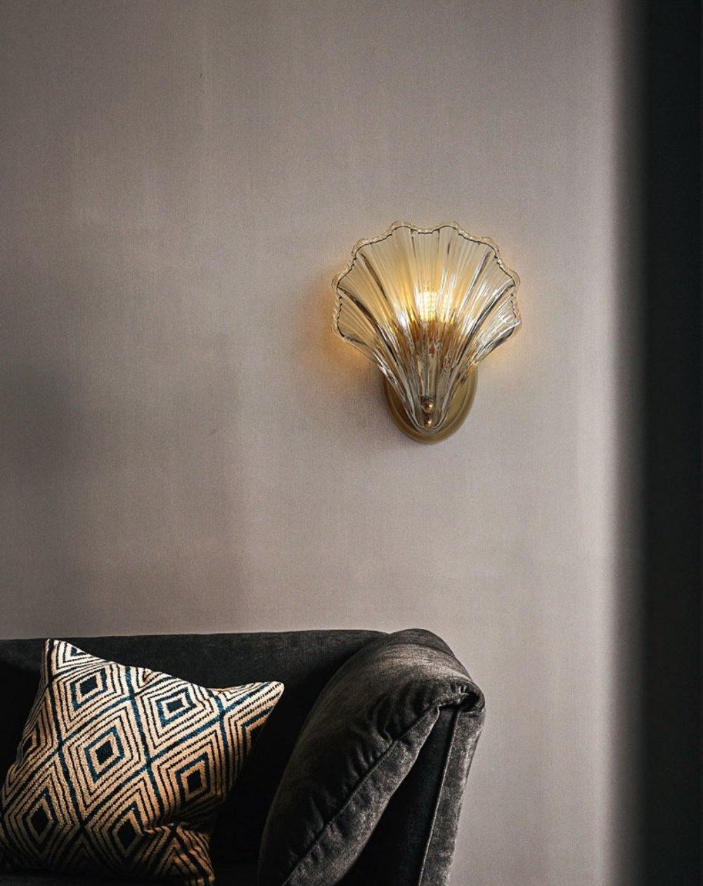 Morlave Glass Wall Lamp-Moonnatur