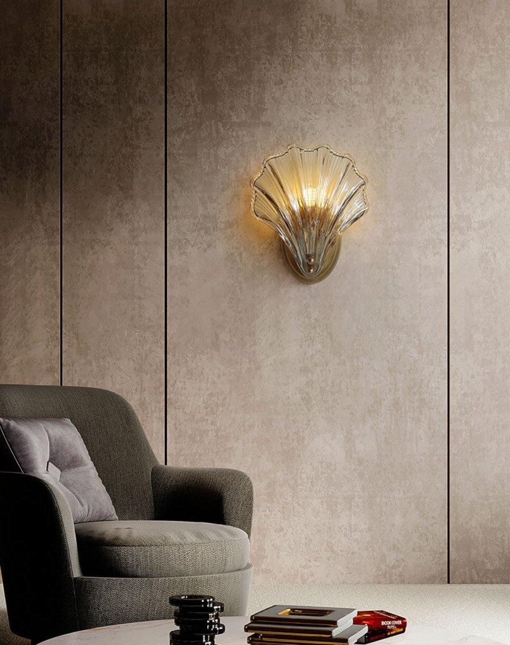 Morlave Glass Wall Lamp-Moonnatur