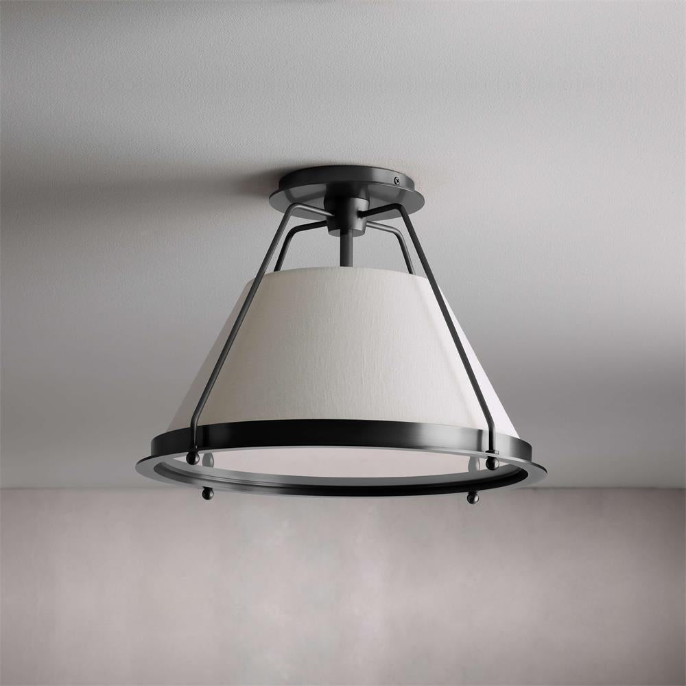 Hildenhaven Fabric Ceiling Light-Moonnatur