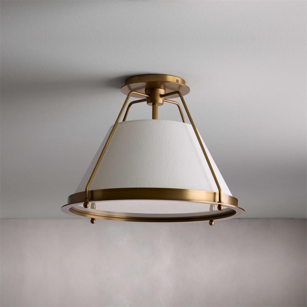 Hildenhaven Fabric Ceiling Light-Moonnatur