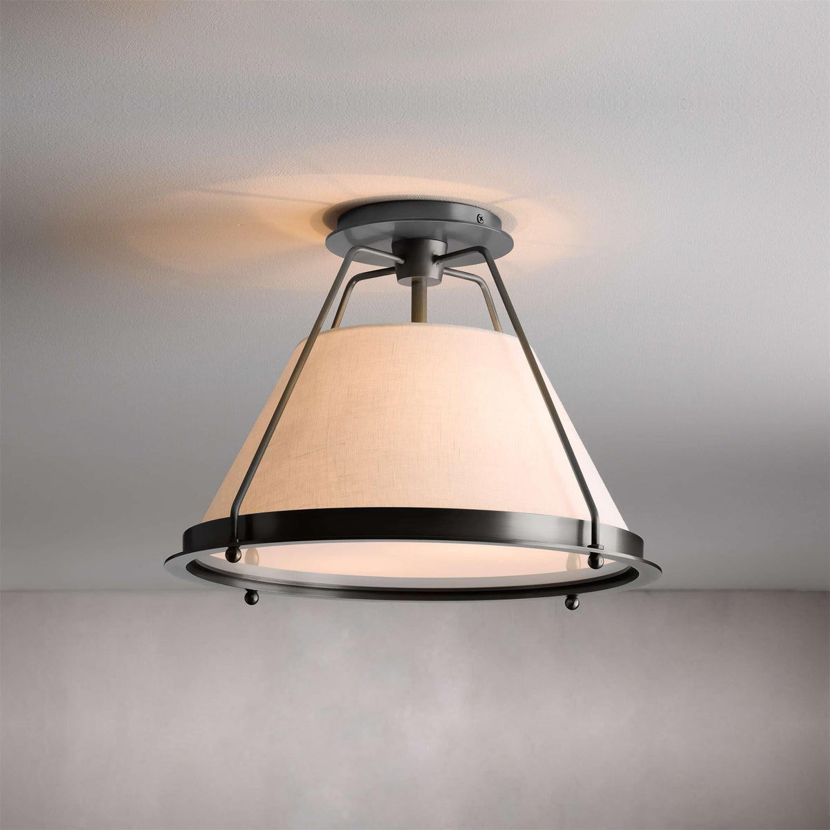 Hildenhaven Fabric Ceiling Light-Moonnatur