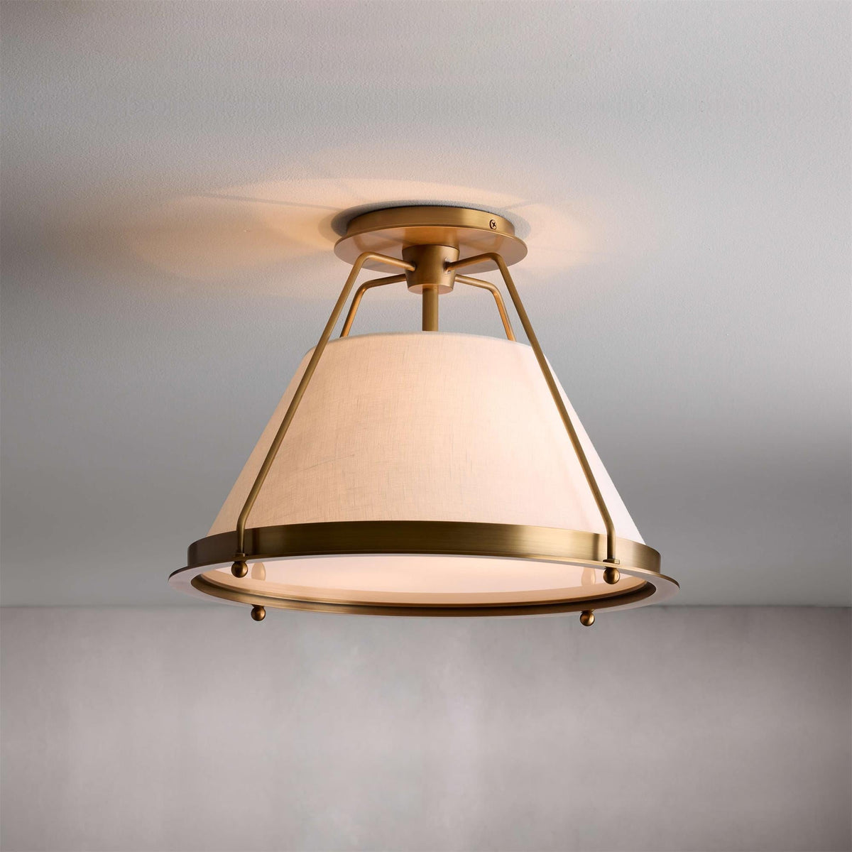 Hildenhaven Fabric Ceiling Light-Moonnatur