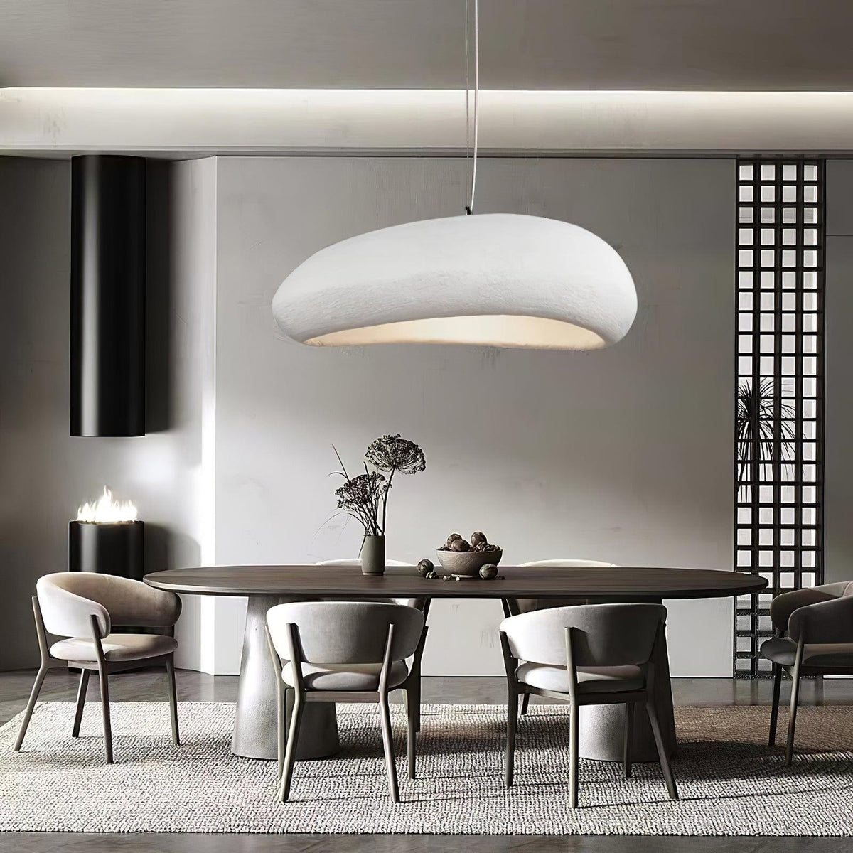 Falaris Polystyrene Pendant Light-Moonnatur