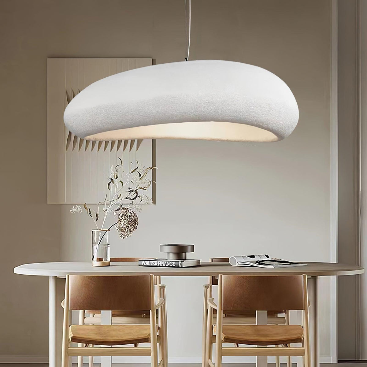 Falaris Polystyrene Pendant Light-Moonnatur