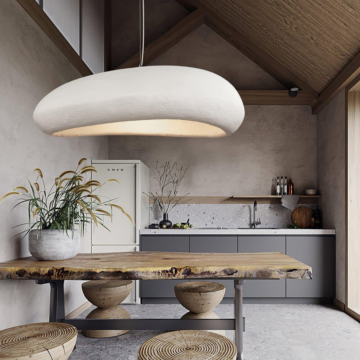 Falaris Polystyrene Pendant Light-Moonnatur