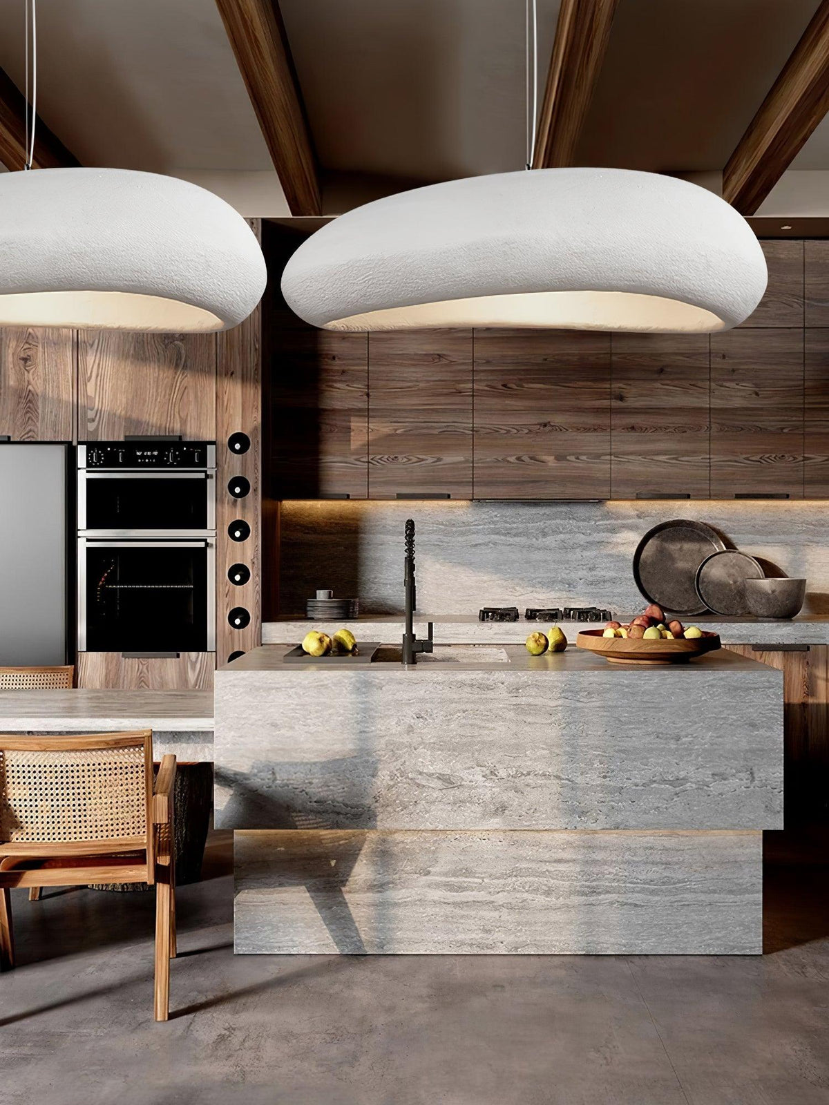 Falaris Polystyrene Pendant Light-Moonnatur