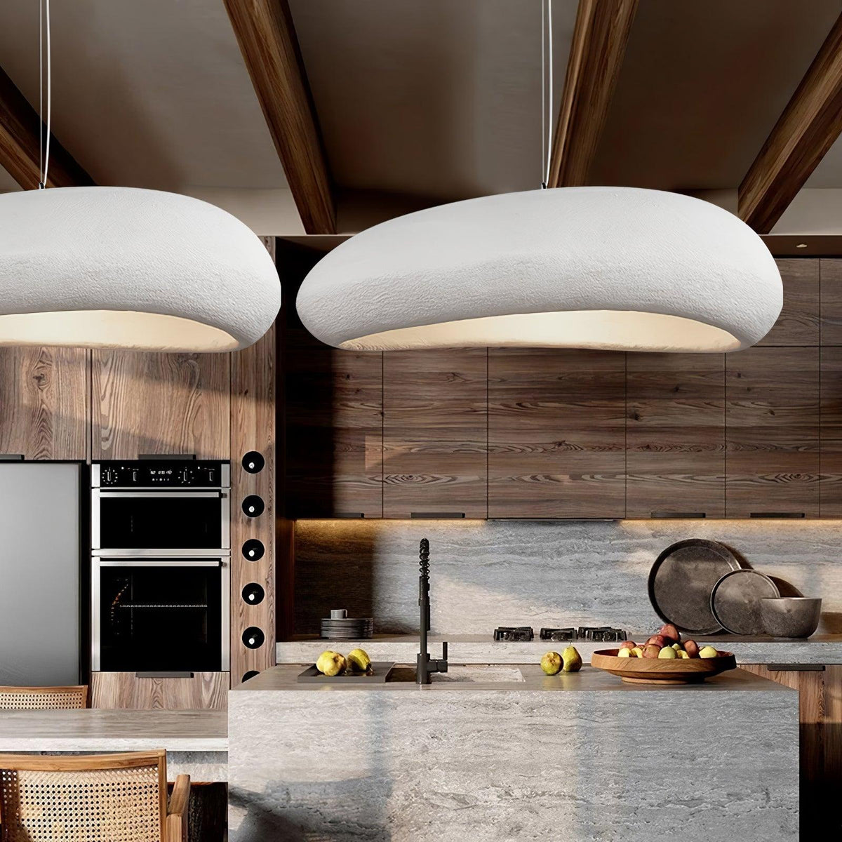 Falaris Polystyrene Pendant Light-Moonnatur