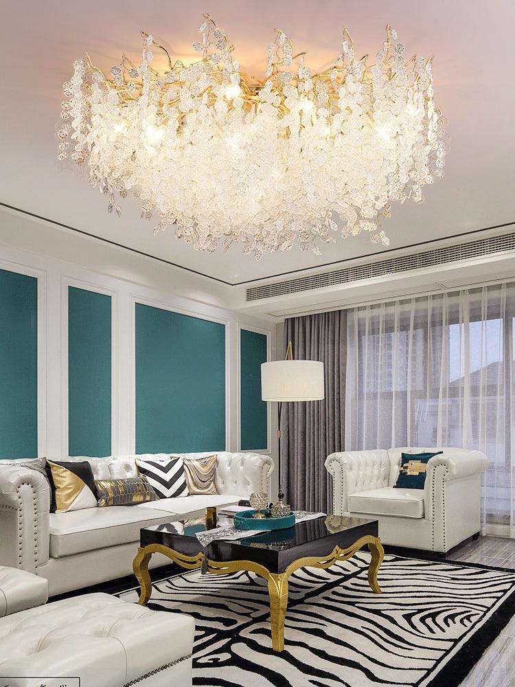 Bellerune Glass Ceiling Light-Moonnatur