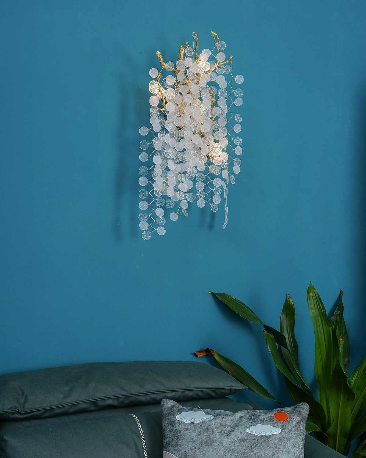 Perrinune Crystal Wall Light-Moonnatur