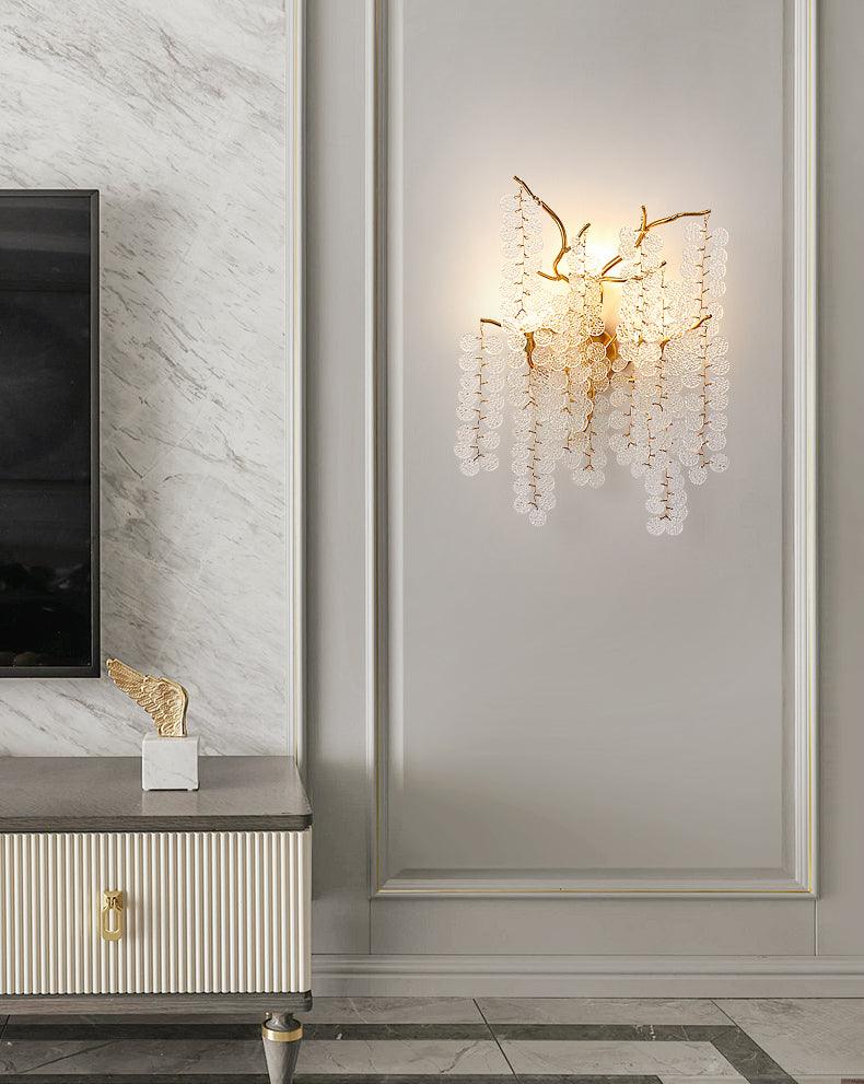 Perrinune Crystal Wall Light-Moonnatur