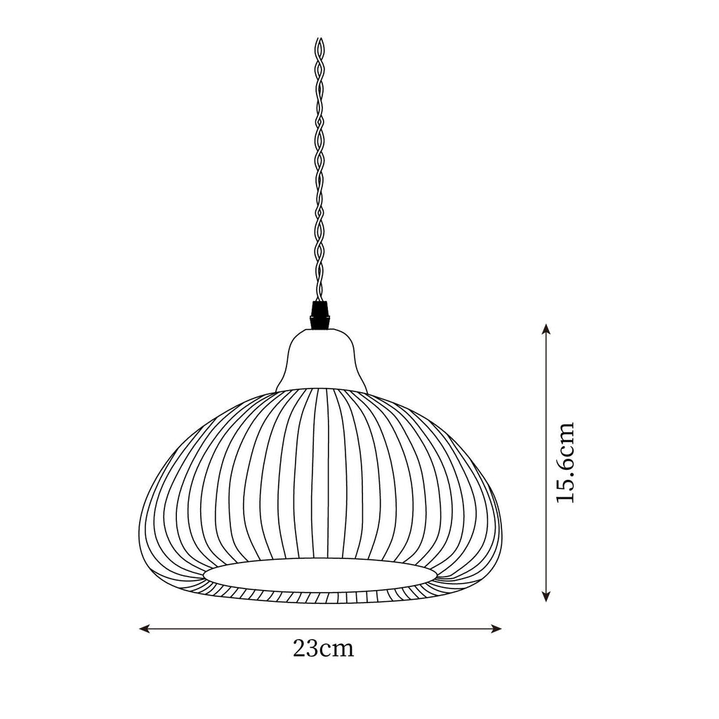 Rardenfern Ceramic Pendant Light-Moonnatur