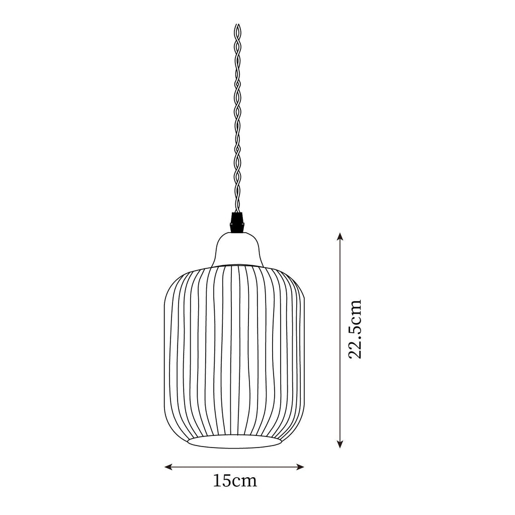 Rardenfern Ceramic Pendant Light-Moonnatur